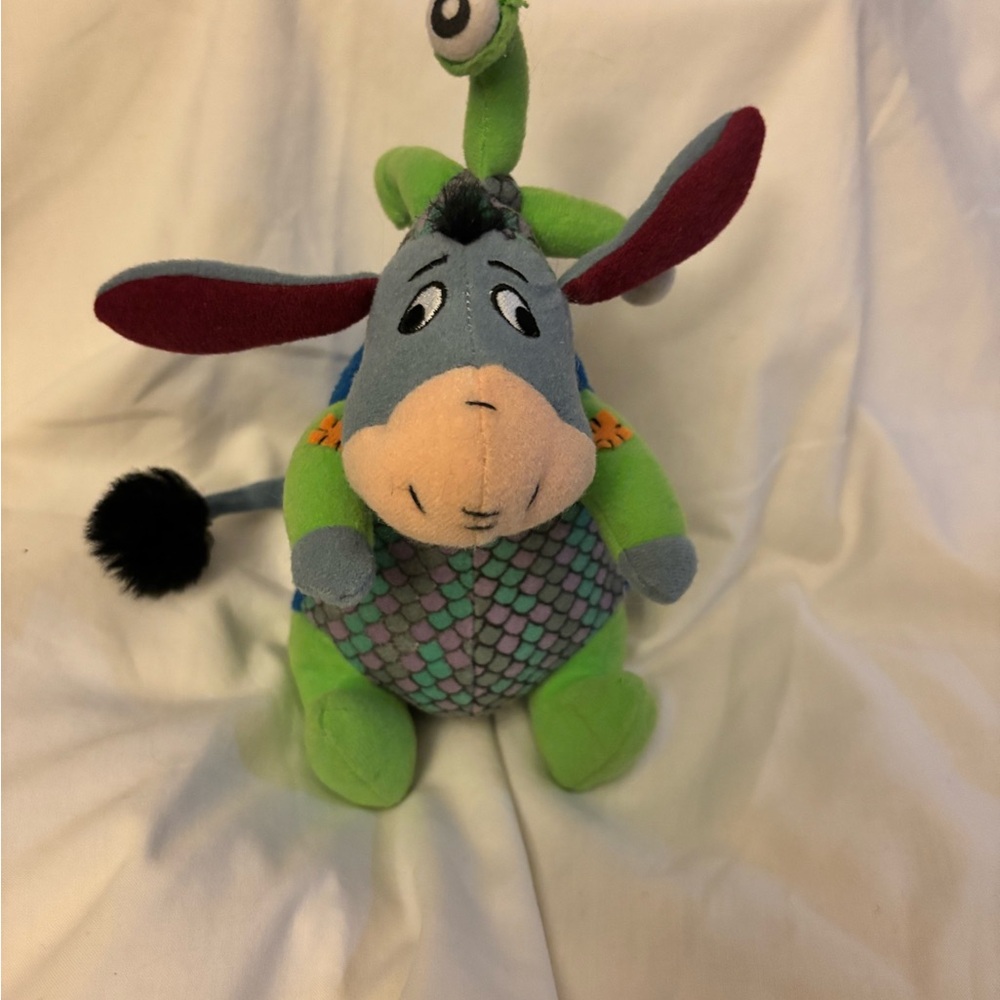 Vintage Disney Plush Eeyore in Boo costume from Monsters Inc